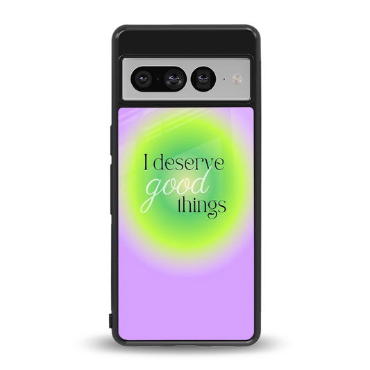 Worthy Glow back phone cover | glass case for google pixel 7 pro