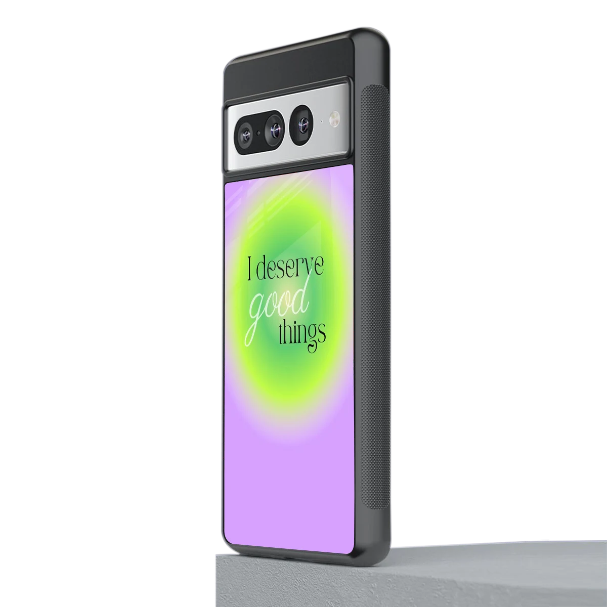 Worthy Glow stylish phone case for google pixel 7 pro | glossy glass and slim fit