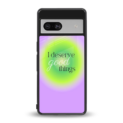 Worthy Glow back phone cover | glass case for google pixel 7