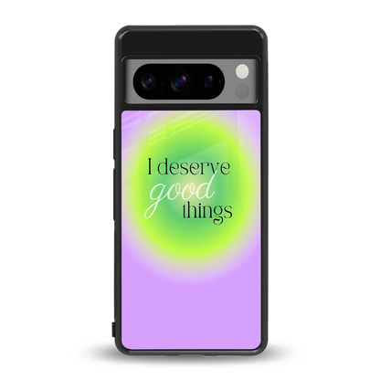 Worthy Glow back phone cover | glass case for google pixel 8 pro