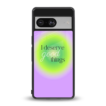 Worthy Glow back phone cover | glass case for google pixel 8