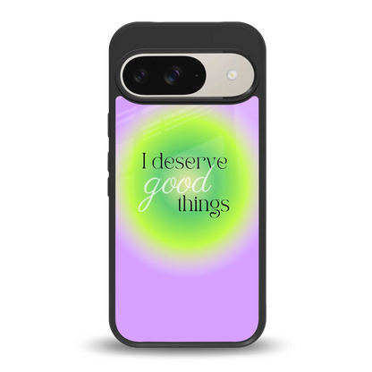 Worthy Glow back phone cover | glass case for google pixel 9