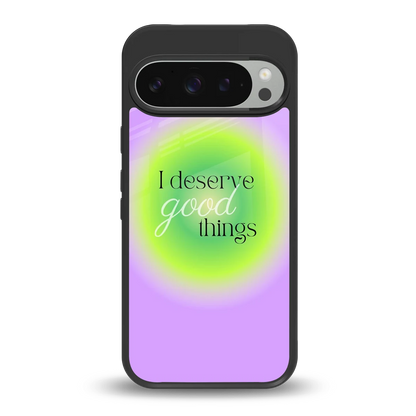 Worthy Glow back phone cover | glass case for google pixel 9 pro xl