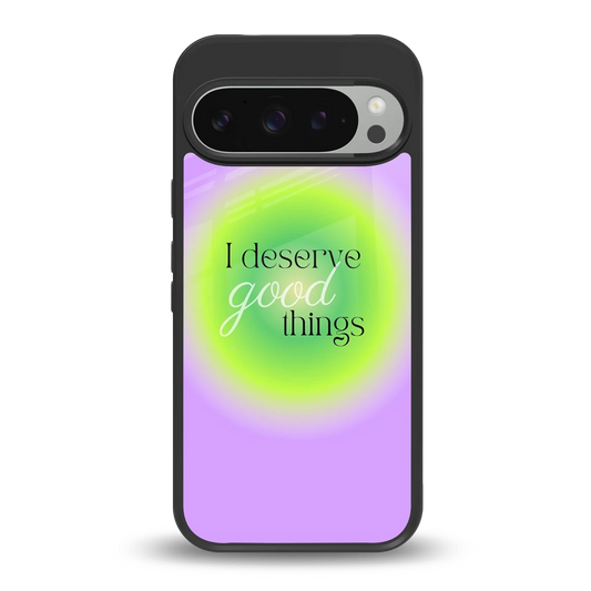 Worthy Glow back phone cover | glass case for google pixel 9 pro xl