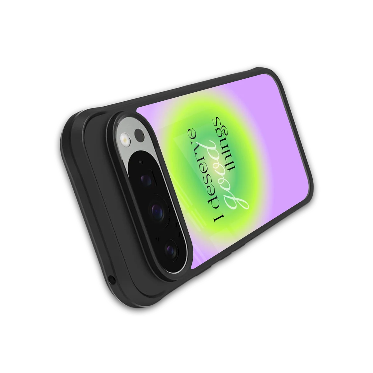 Worthy Glow stylish phone case for google pixel 9 pro xl | glossy glass and slim fit