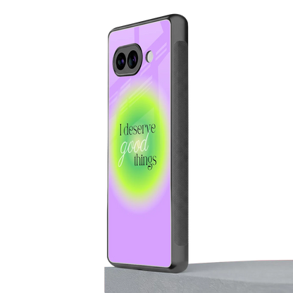 Worthy Glow google pixel 10a mobile cover | shockproof glass phone case