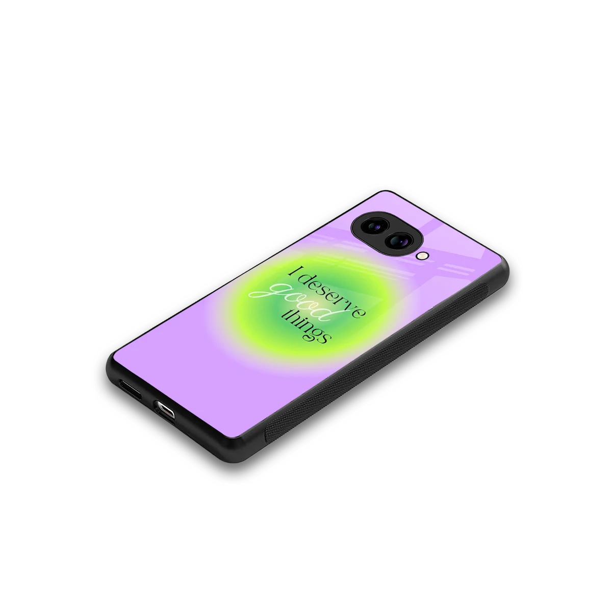 Worthy Glow stylish phone case for google pixel 10a | glossy glass and slim fit