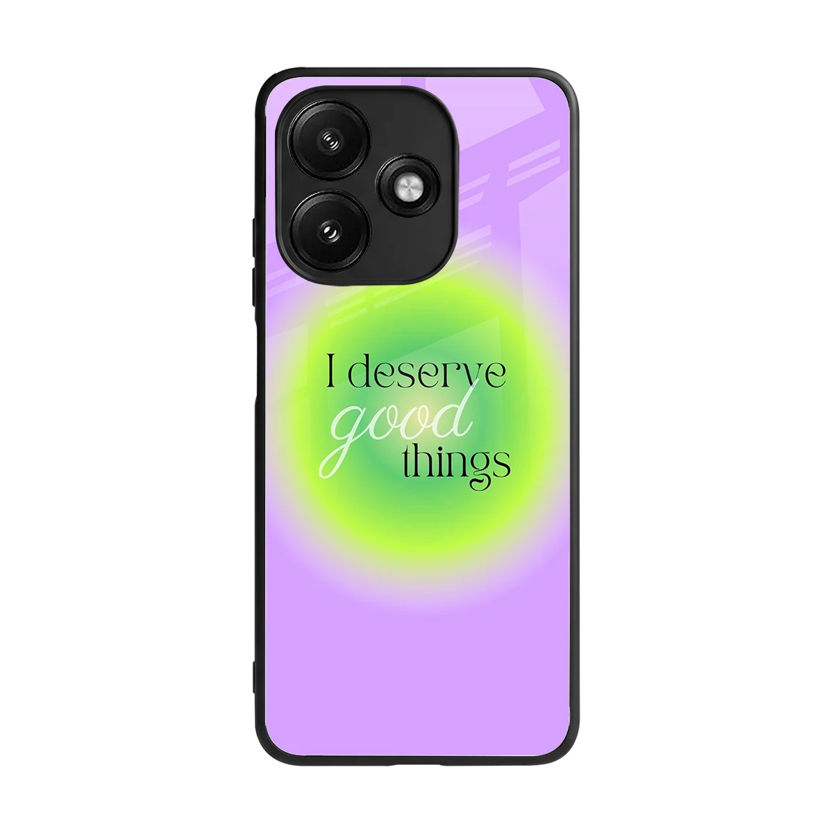 Worthy Glow back phone cover | glass case for redmi 12 5g