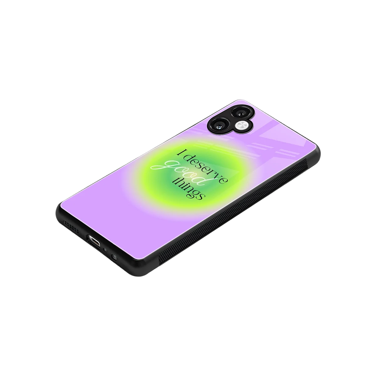 Worthy Glow stylish phone case for samsung galaxy a06 5g | glossy glass and slim fit