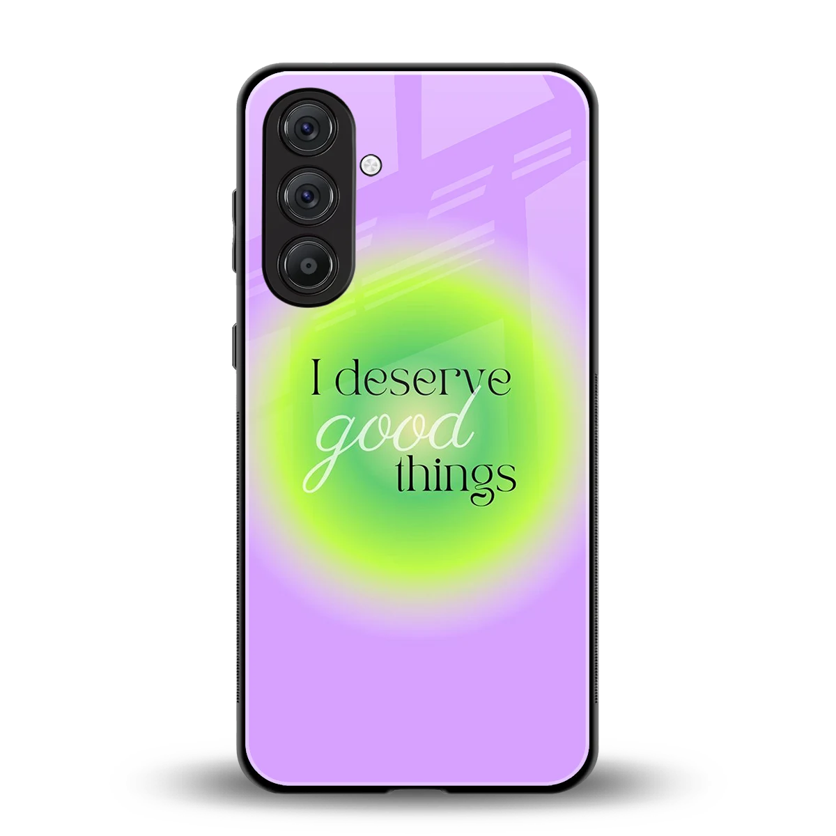 Worthy Glow back phone cover | glass case for samsung galaxy a14 5g