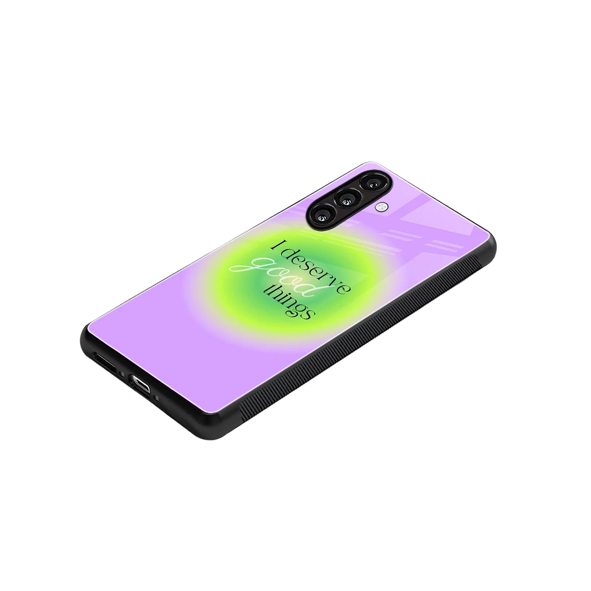 Worthy Glow stylish phone case for samsung galaxy a14 5g | glossy glass and slim fit