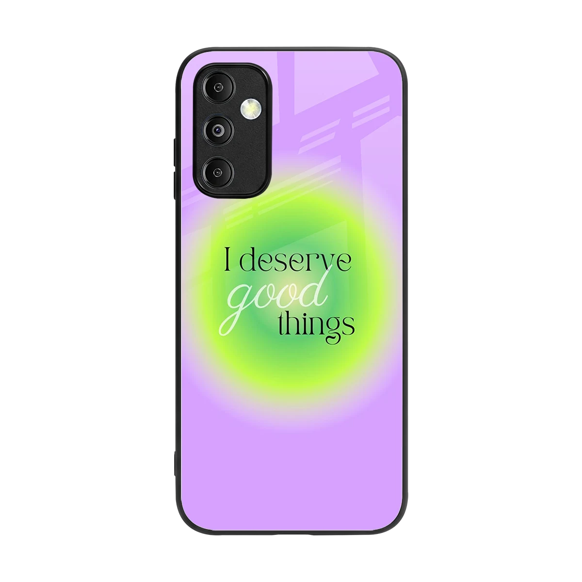 Worthy Glow back phone cover | glass case for samsung galaxy m14 5g