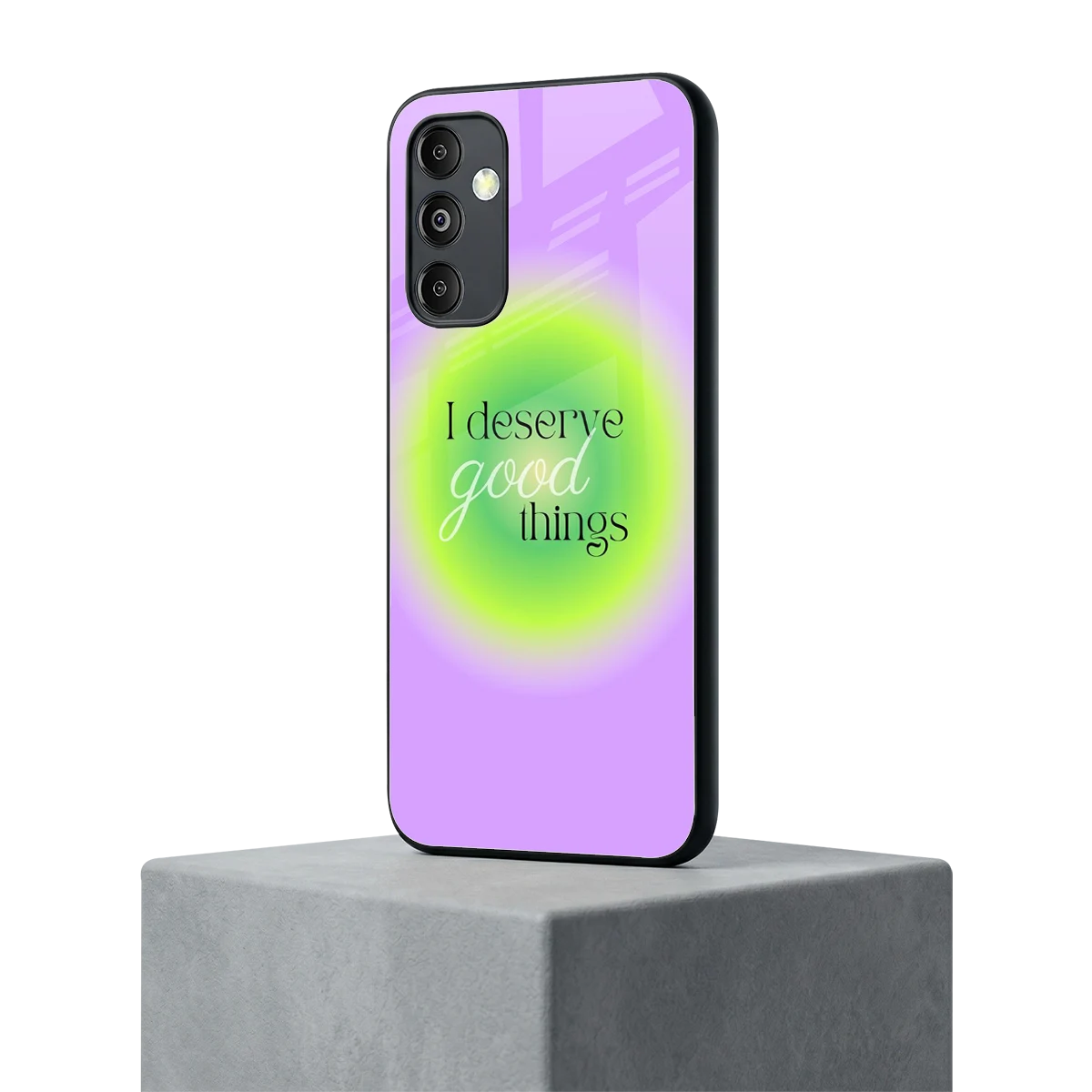 Worthy Glow samsung galaxy m14 5g mobile cover | shockproof glass phone case