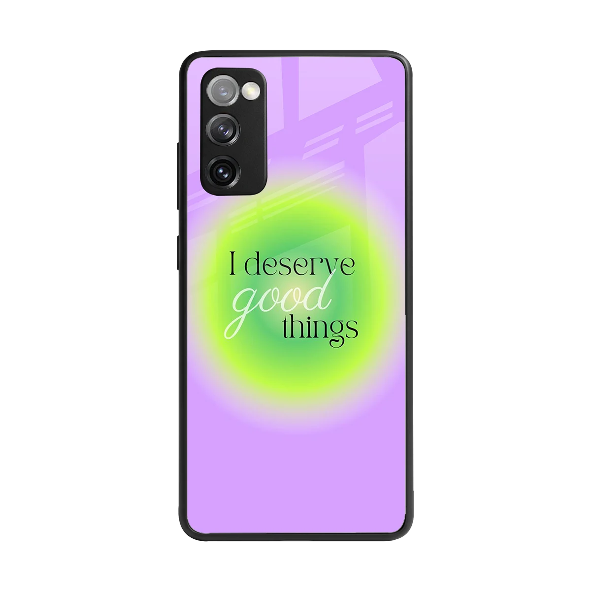 Worthy Glow back phone cover | glass case for samsung galaxy s20 fe