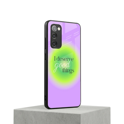 Worthy Glow samsung galaxy s20 fe mobile cover | shockproof glass phone case