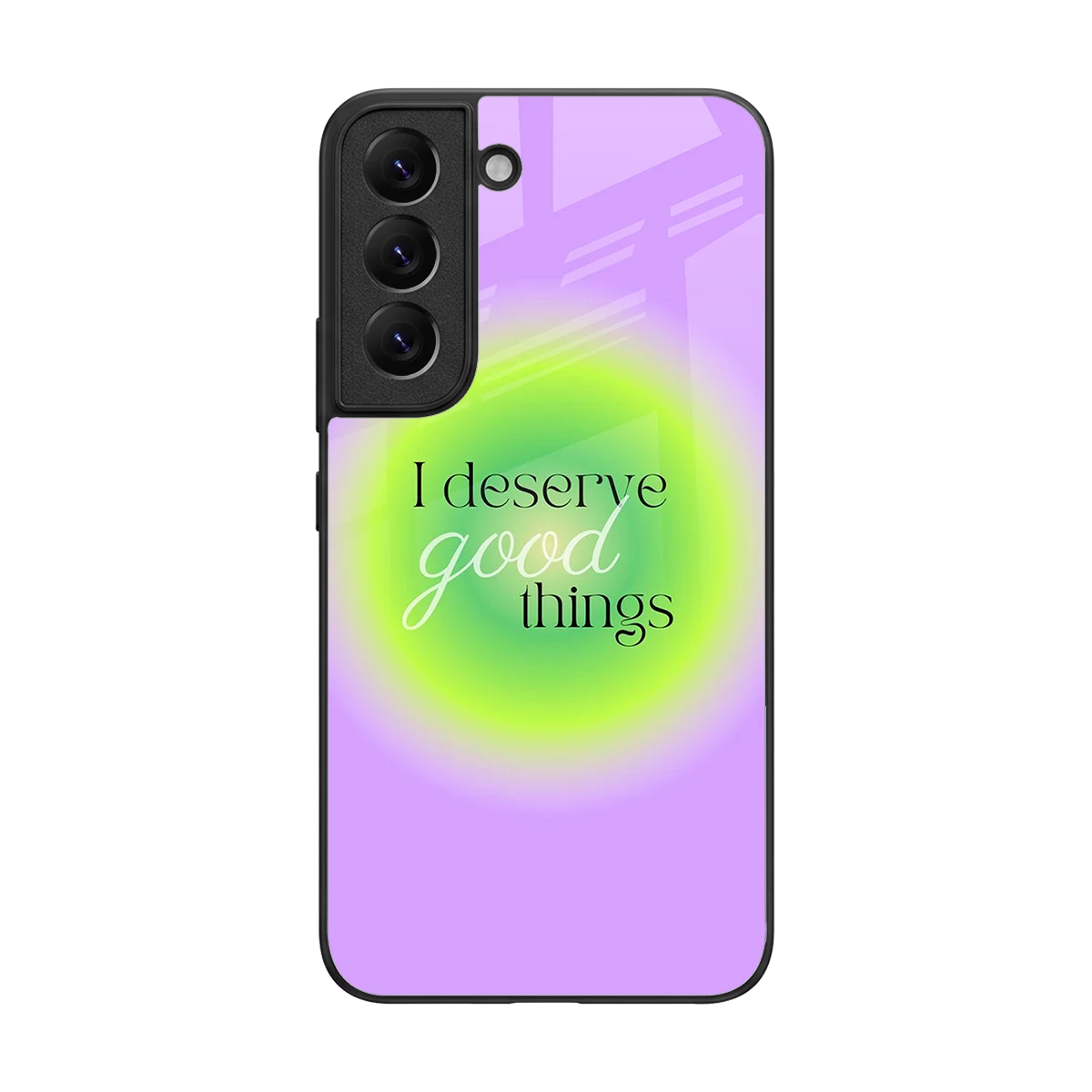 Worthy Glow back phone cover | glass case for samsung galaxy s22