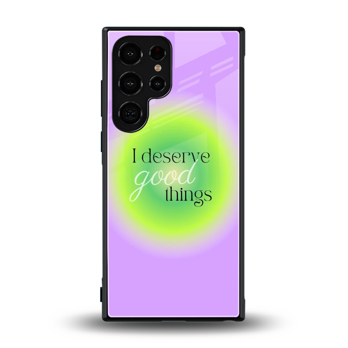 Worthy Glow back phone cover | glass case for samsung galaxy s24 ultra
