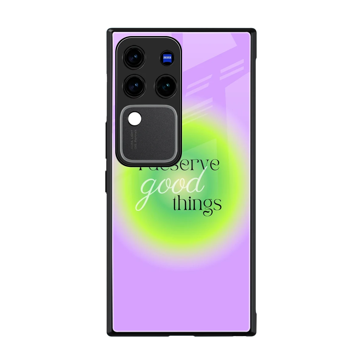 Worthy Glow back phone cover | glass case forvivo v30 pro