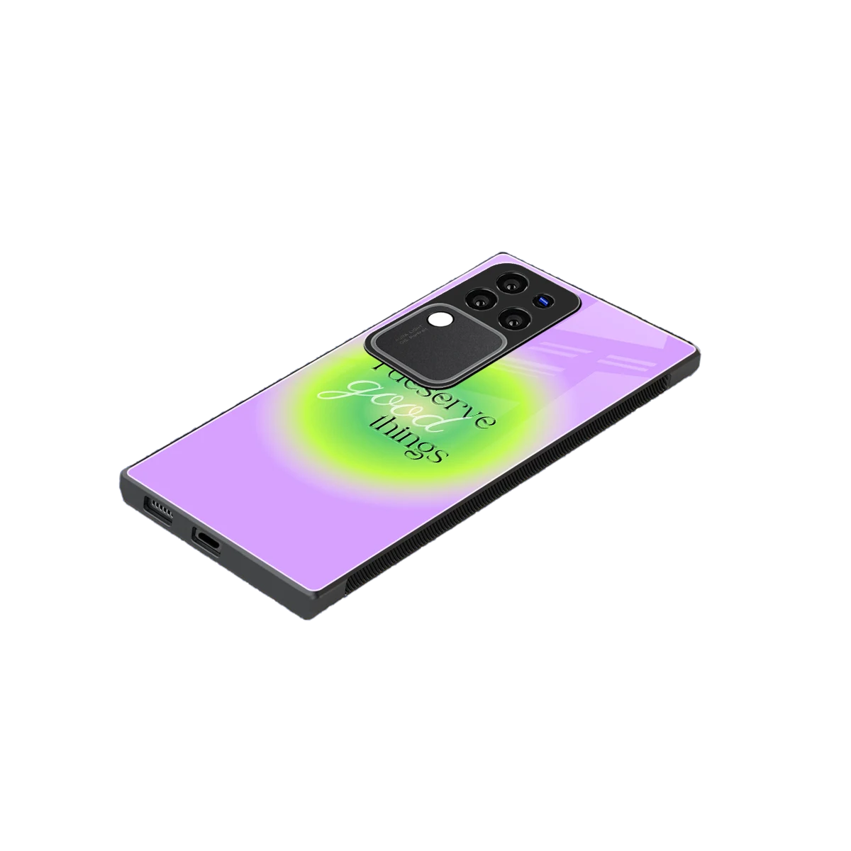 Worthy Glow stylish phone case forvivo v30 pro | glossy glass and slim fit
