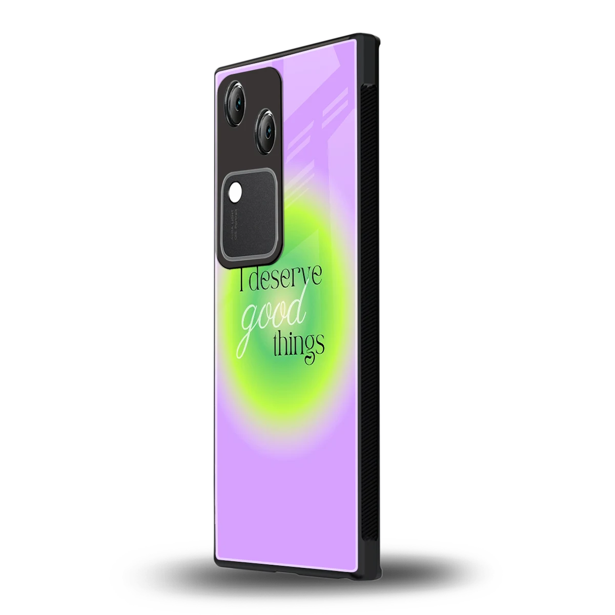 Worthy Glow vivo v30 mobile cover | shockproof glass phone case