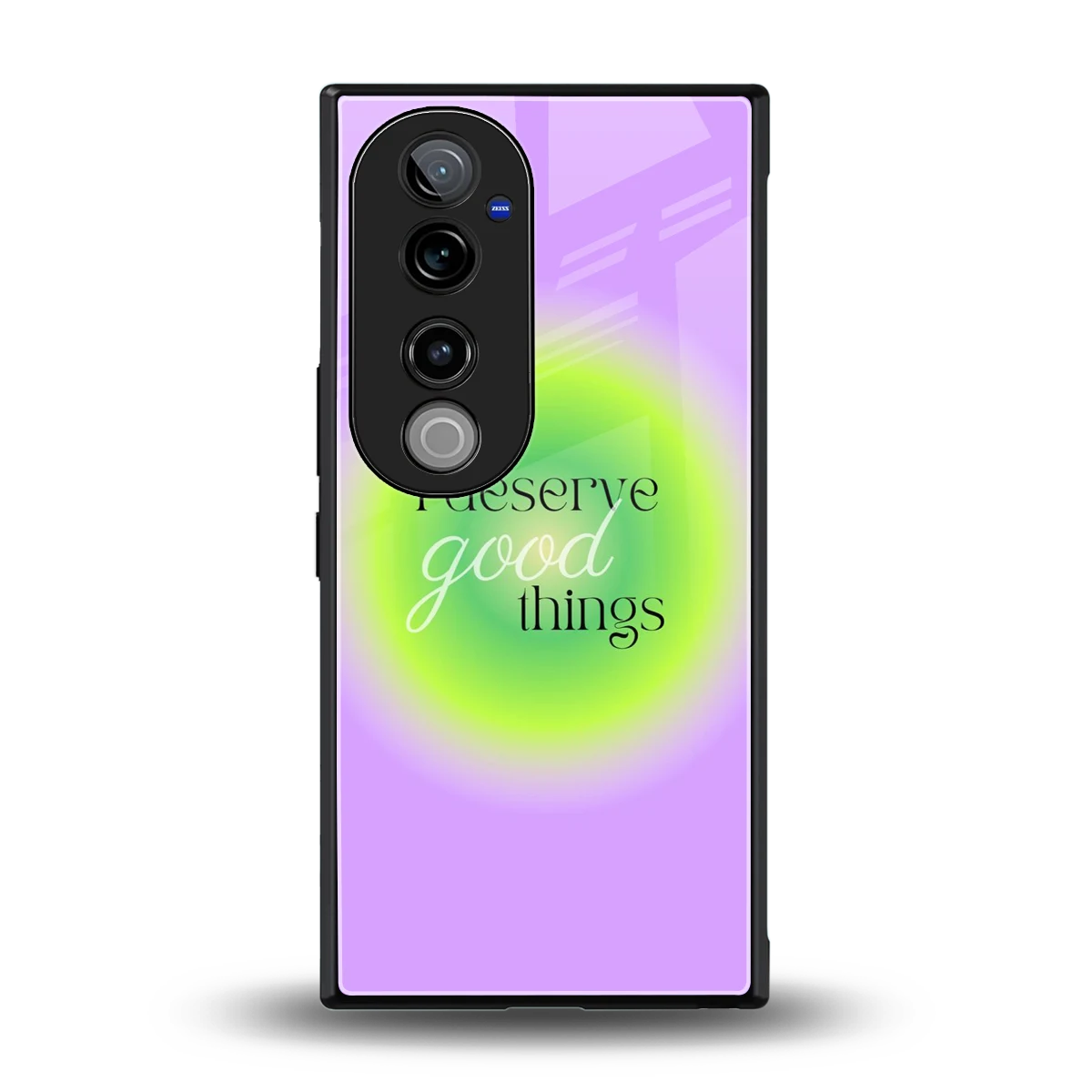 Worthy Glow back phone cover | glass case for vivo v40 pro