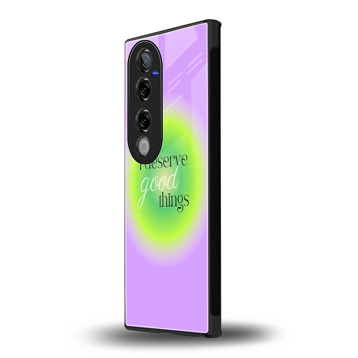 Worthy Glow vivo v40 pro mobile cover | shockproof glass phone case