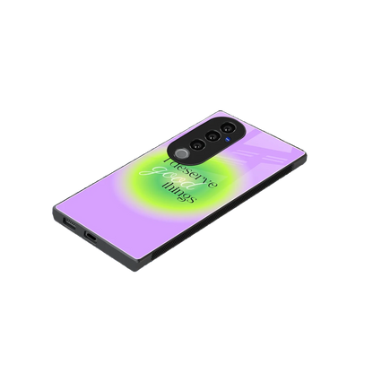 Worthy Glow stylish phone case for vivo v40 pro | glossy glass and slim fit