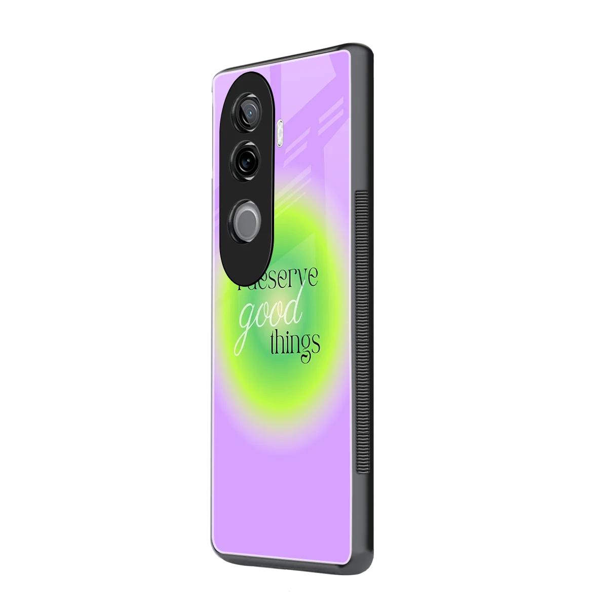 Worthy Glow vivo v40e mobile cover | shockproof glass phone case