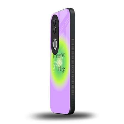 Worthy Glow vivo v50 mobile cover | shockproof glass phone case