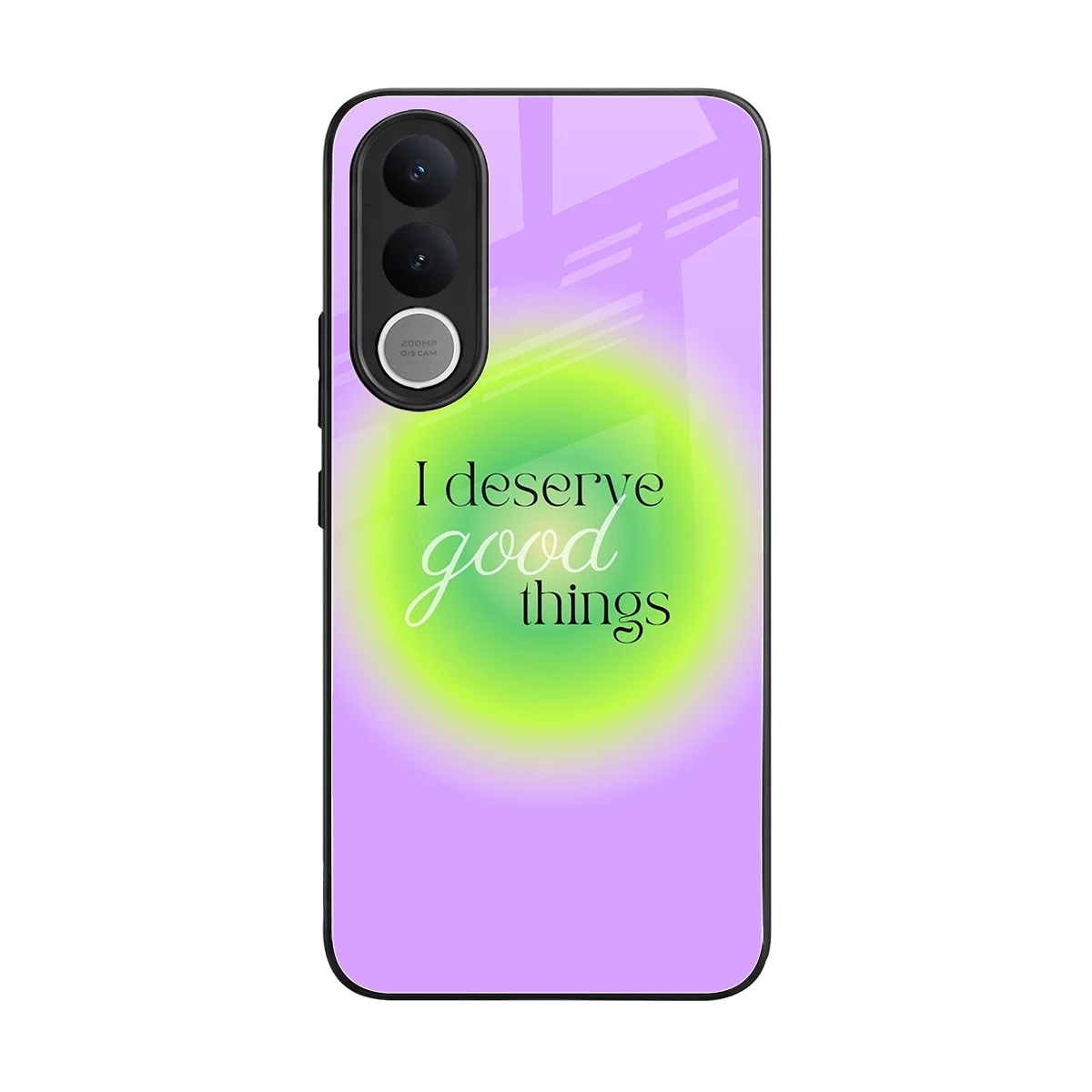 Worthy Glow back phone cover | glass case for vivo v70 fe