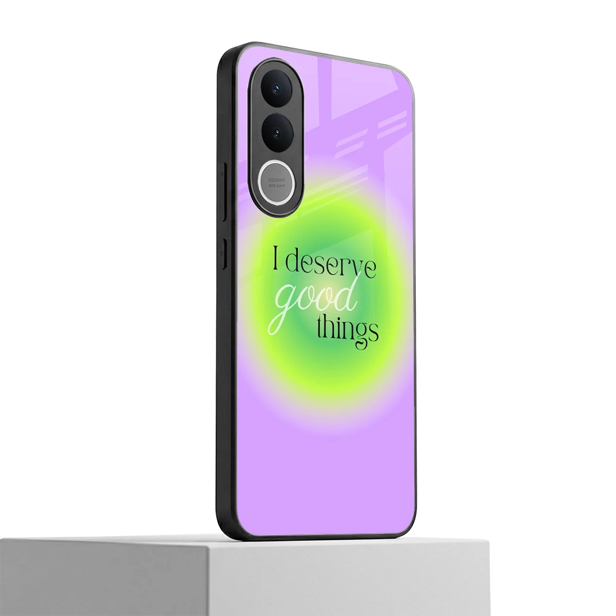 Worthy Glow vivo v70 fe mobile cover | shockproof glass phone case