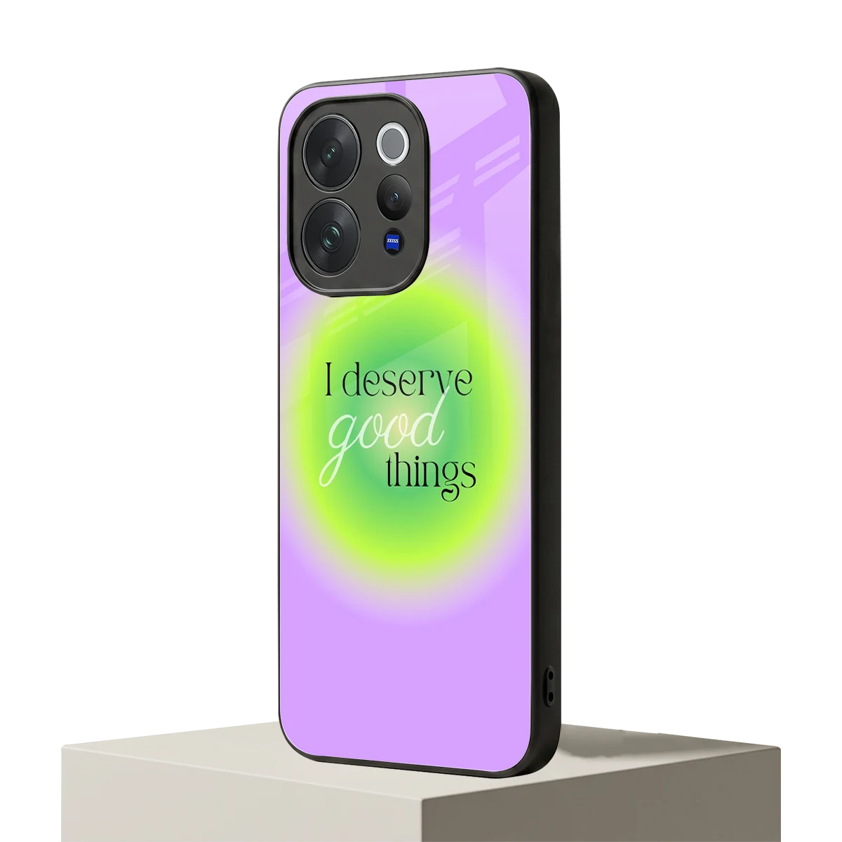 Worthy Glow vivo v70 mobile cover | shockproof glass phone case
