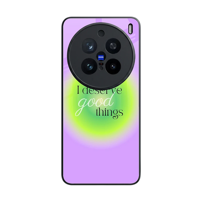 Worthy Glow back phone cover | glass case for vivo x200 pro