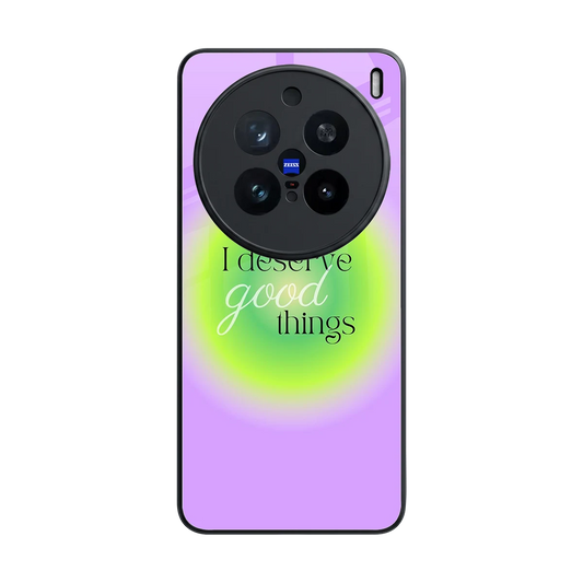 Worthy Glow back phone cover | glass case for vivo x200 pro
