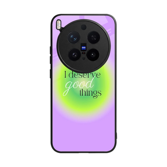 Worthy Glow back phone cover | glass case for vivo x300 pro