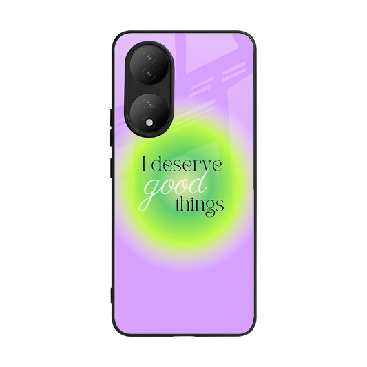 Worthy Glow back phone cover | glass case for Vivo-y100