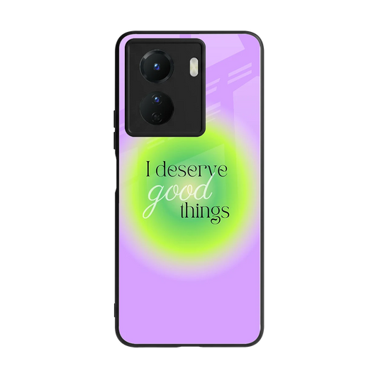 Worthy Glow back phone cover | glass case for vivo y16