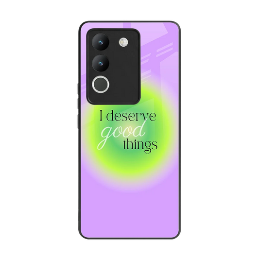 Worthy Glow back phone cover | glass case for vivo y200 5g