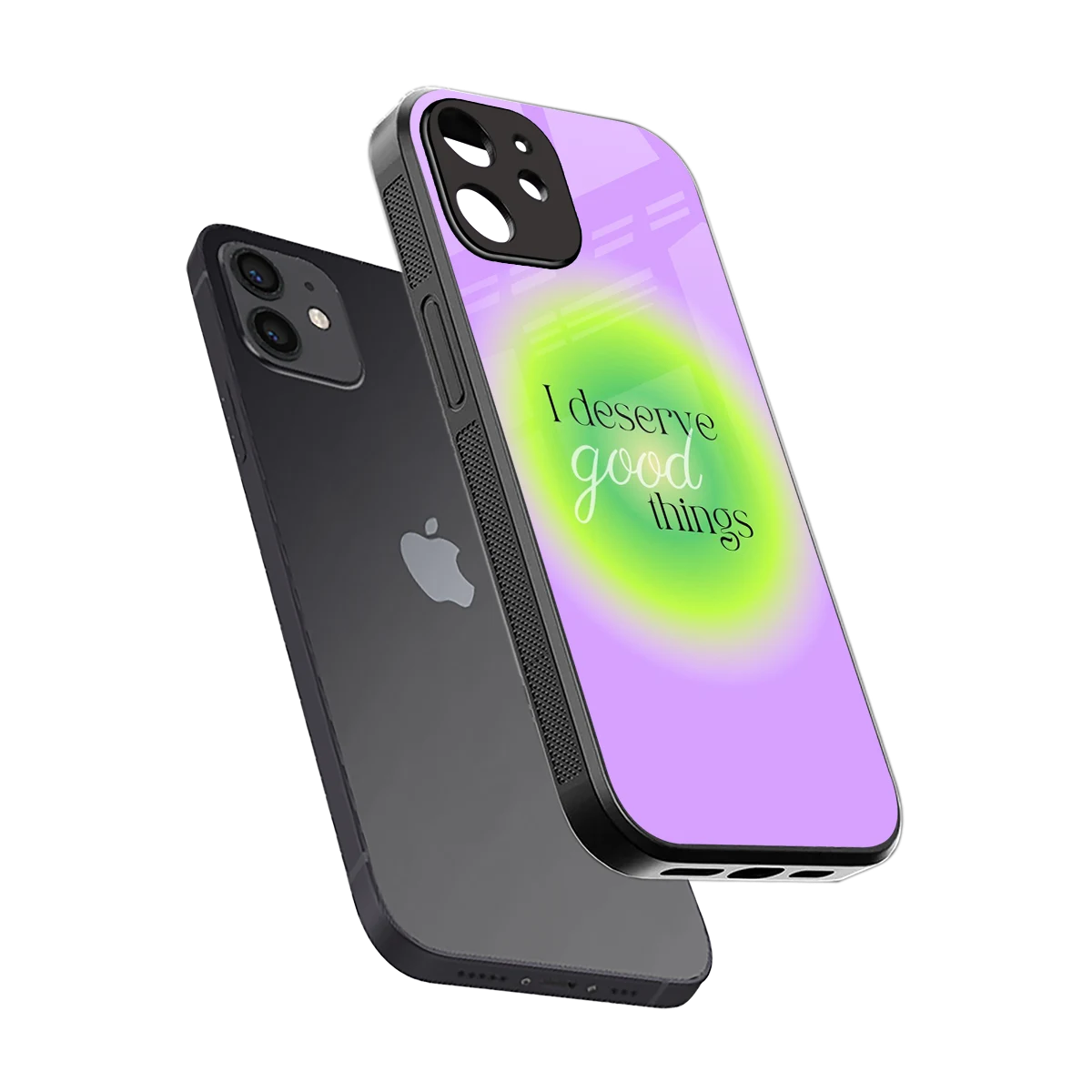 Worthy Glow sleek iphone 11 cover with tempered glass back and TPU edges