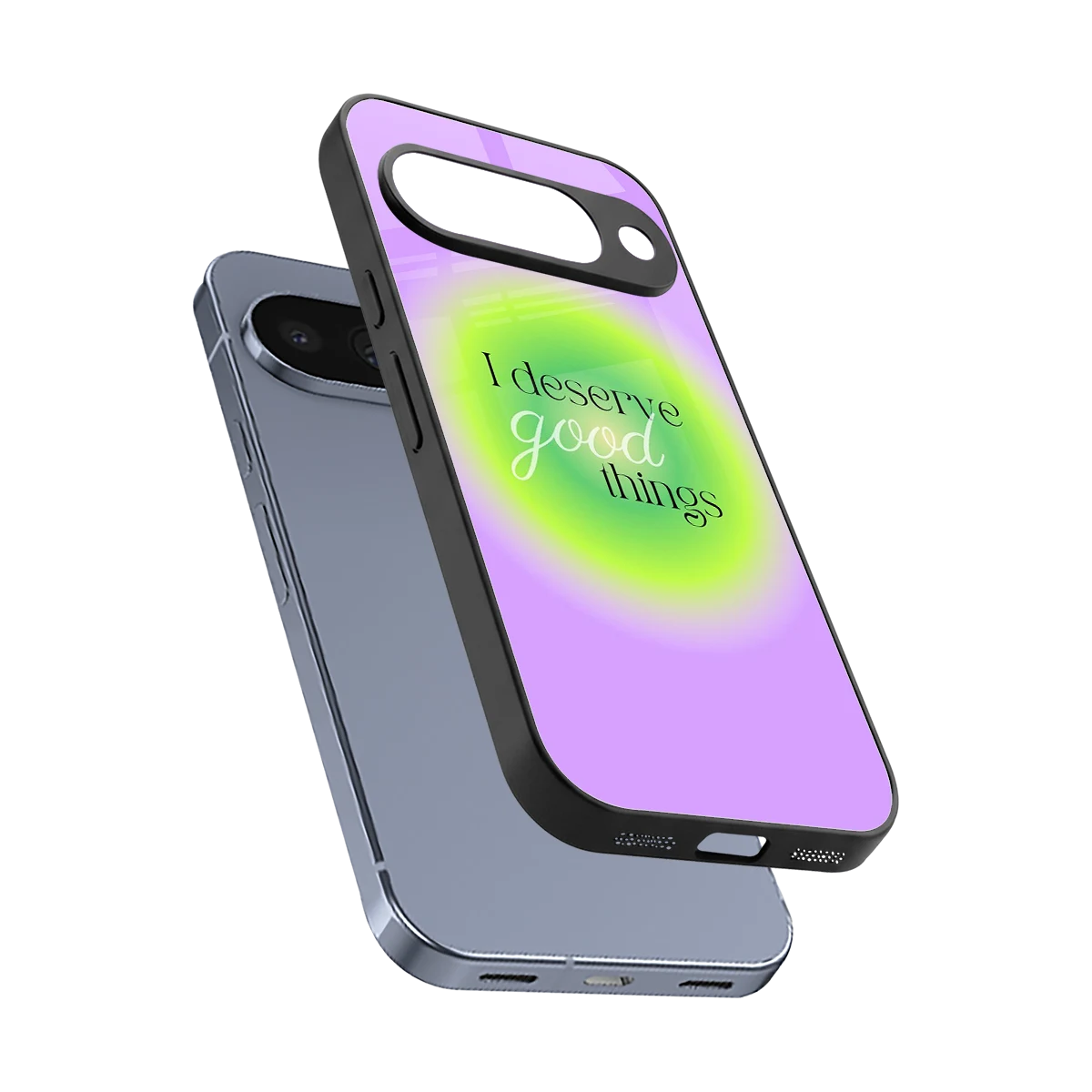 Worthy Glow sleek google pixel 10 cover with tempered glass back and TPU edges