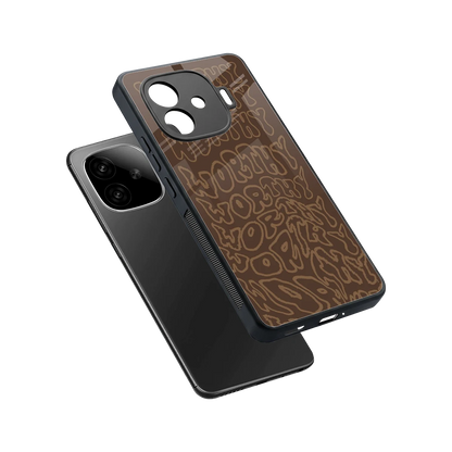 Worthy sleek iqoo neo 10r 5g cover with tempered glass back and TPU edges