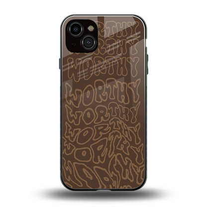 Worthy back phone cover | glass case for iphone 14 plus
