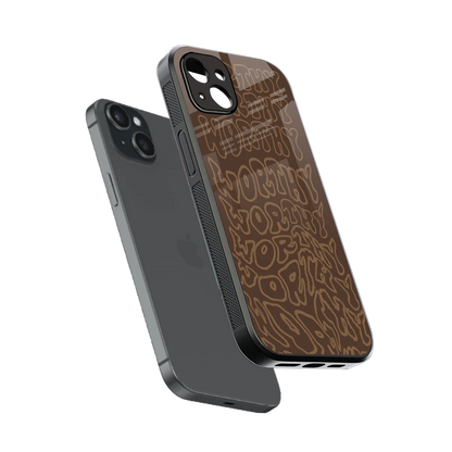 Worthy sleek iphone 14 plus cover with tempered glass back and TPU edges