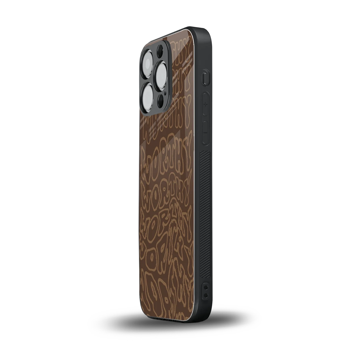 Worthy iphone 15 pro mobile cover | shockproof glass phone case