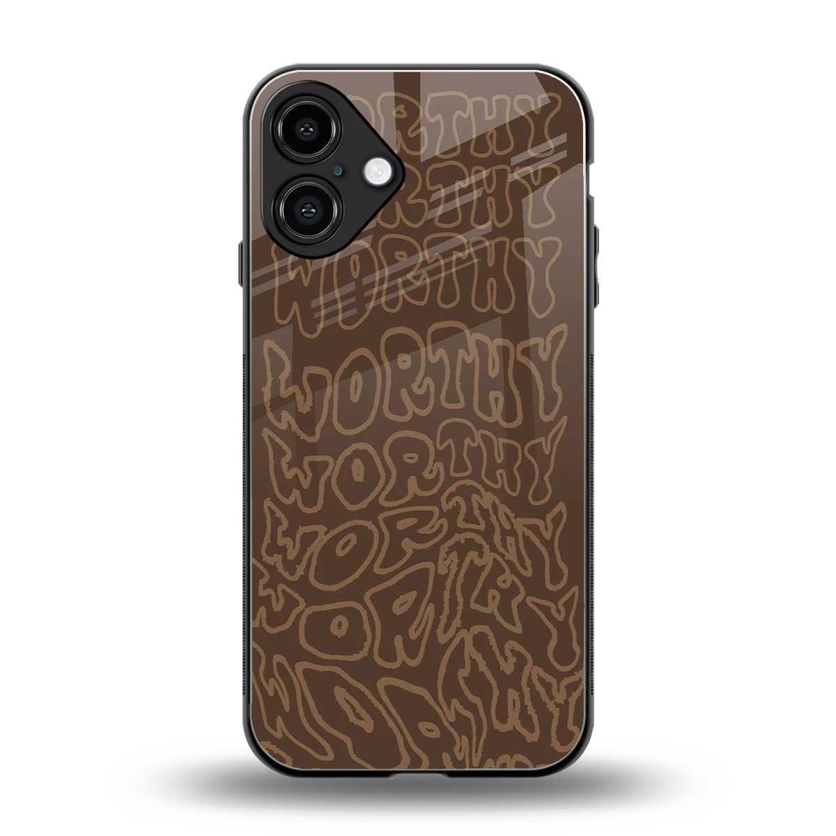 Worthy back phone cover | glass case for iphone 16 plus