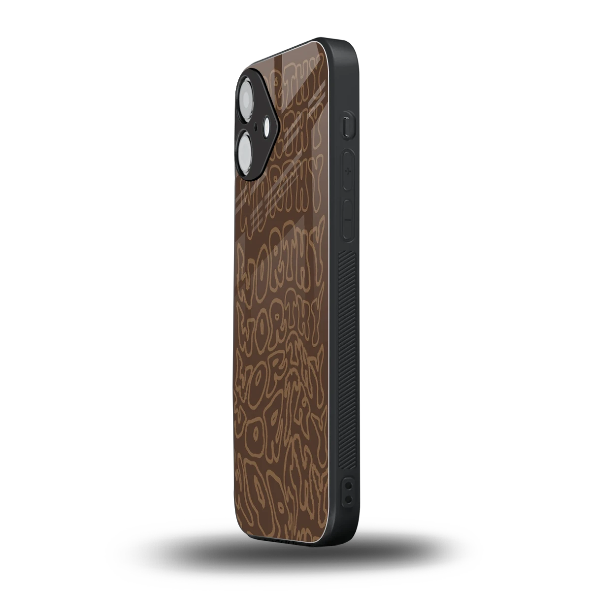 Worthy iphone 16 plus mobile cover | shockproof glass phone case