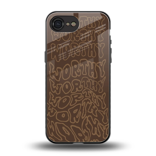 Worthy back phone cover | glass case for iphone 17e