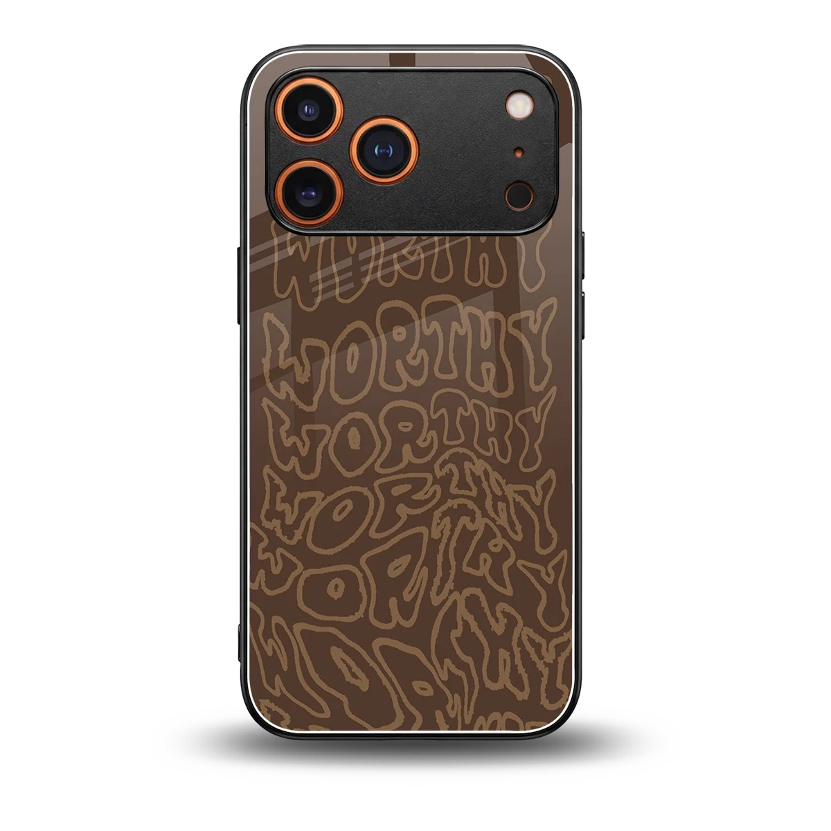 Worthy back phone cover | glass case for iphone 17 pro