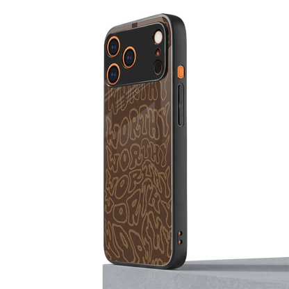 Worthy iphone 17 pro mobile cover | shockproof glass phone case