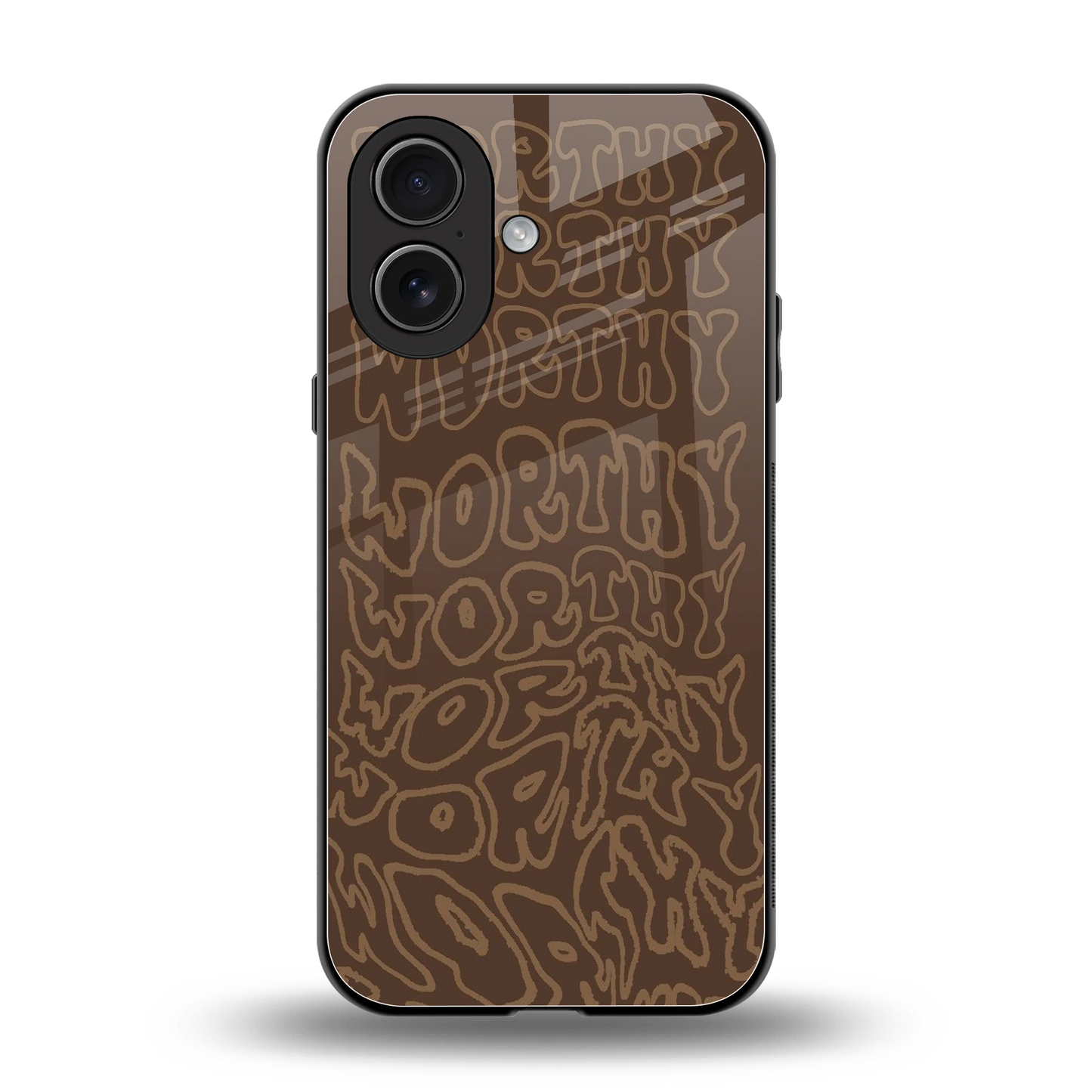 Worthy back phone cover | glass case for iphone 17